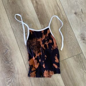 Tie dye halter top